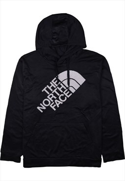 Vintage 90's The North Face Hoodie Spellout Pullover Black