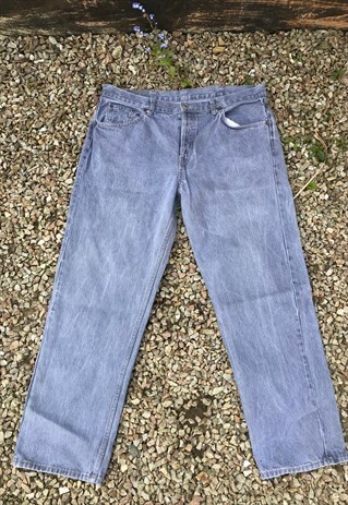 VINTAGE LAVENDER / GREY BUTTON FLY LEVI 501 JEANS