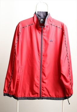 Vintage Adidas Sportswear Shell Red Jacket Size L