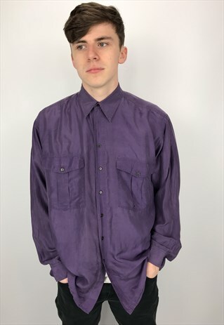 90S VINTAGE SILK FESTIVAL SHIRT