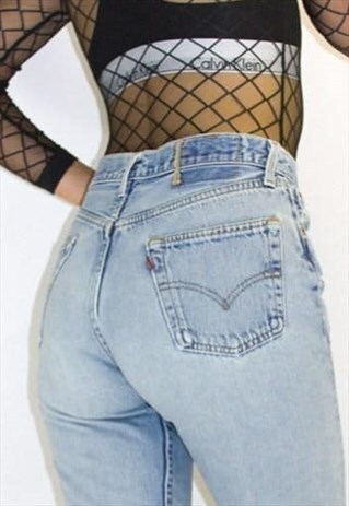 VINTAGE 90'S 501 BUTTON FLY FLATTERING FIT JEANS