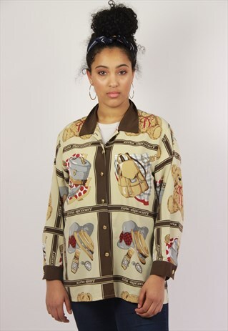 VINTAGE PATTERNED BLOUSE