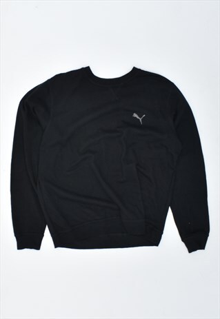VINTAGE 90'S PUMA SWEATSHIRT JUMPER BLACK