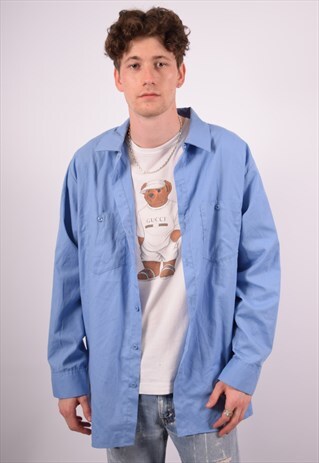 VINTAGE DICKIES SHIRT BLUE