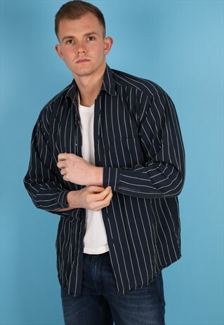 VINTAGE BOSS STRIPE SHIRT NS152