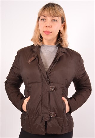 VINTAGE SERGIO TACCHINI PADDED JACKET BROWN