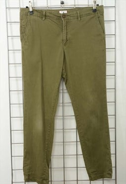 Vintage 90s Jack&Jones Trousers Green Size 34/30"