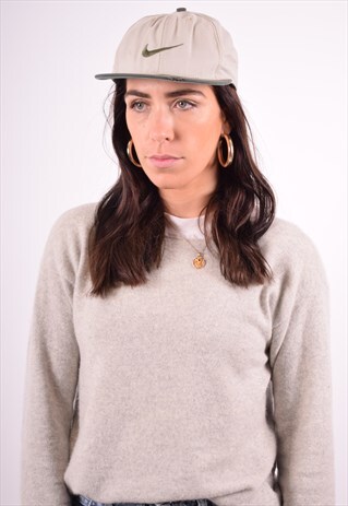 NIKE WOMENS VINTAGE CAP ONE SIZE GREY 90'S