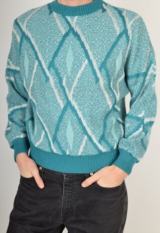 VINTAGE JUMPER NEW WITH TAG 80'S MADE IN W-GERMANY (2926)