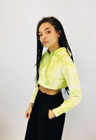 CHAMPION CROPPED HOODIE