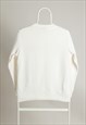VINTAGE NEW BALANCE CREWNECK SCRIPT SWEATSHIRT WHITE