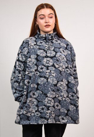 90'S ABSTRACT FLEECE JUMPER