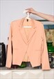VINTAGE Y2K 00S SEXY CLASSY PEACH JACKET BLAZER
