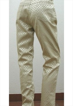 Rare 1990s Versace V2 Classic Gold Trousers 