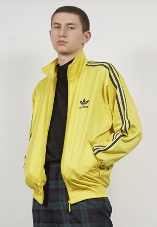 VINTAGE YELLOW 90 ADIDAS SPORT JACKET