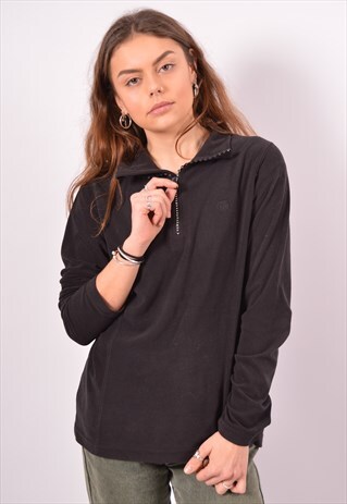 VINTAGE SERGIO TACCHINI FLEECE JUMPER BLACK