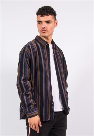 VINTAGE CORDUROY STRIPED SHIRT CORD