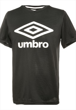 Black Umbro Printed T-shirt - M