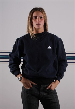 NAVY ADIDAS SWEATSHIRT
