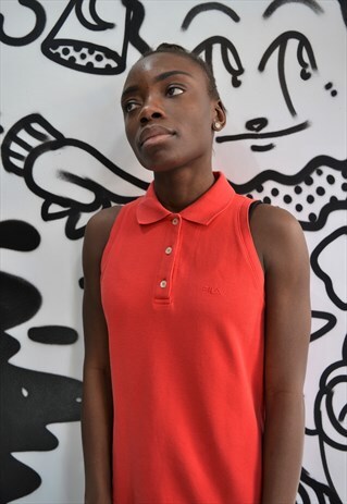 ORANGE FILA VEST