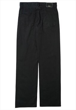 Vintage Hugo Boss Black Trousers Mens