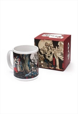 Boxed Mug Set - Japanese Ukiyo-e Art Skeleton Samurai Cup