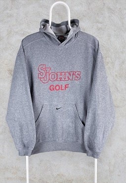 Vintage Grey Nike Centre Swoosh Hoodie St Johns Golf Wang 