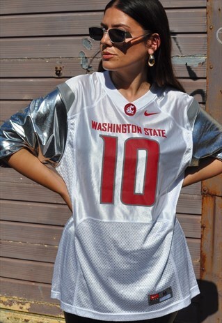 VINTAGE Y2K NIKE WASHINGTON STATE REWORKED NFL JERSEY