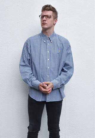 YVES SAINT LAURENT CHECK SHIRT SIZE L