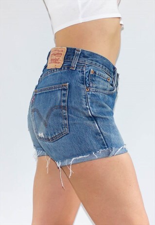 SALE VINTAGE 80'S 501 HIGH RISE LEVI SHORTS