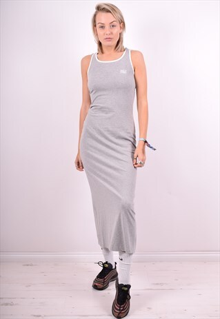 EVERLAST WOMENS VINTAGE DRESS LARGE GREY 90'S