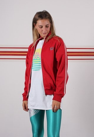 RED FRED PERRY TRACK JACKET