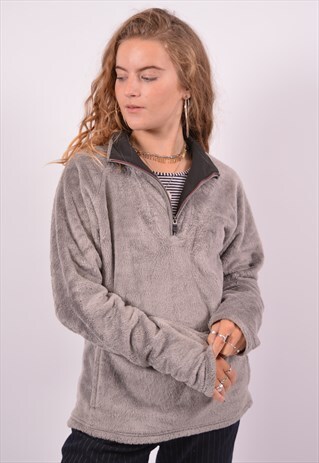 VINTAGE THE NORTH FACE FLEECE JUMPER GREY