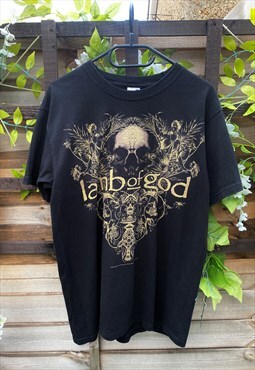 Vintage Lamb of God black 2009 graphic T-shirt medium