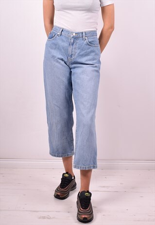 TOMMY HILFIGER WOMENS VINTAGE JEANS W34 L24 BLUE 90'S