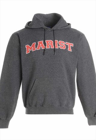 1990S CHAMPION MARIST PRINTED HOODIE - S