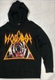 Black DSquared Graphic Hoodie Def Leppard (XL)