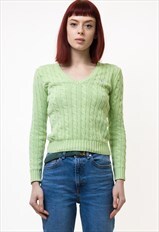Vintage Ralph Lauren Sweater Jumper Cableknitted 4992