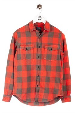 Vintage J. Crew  Flannel Shirt Basic Look Red / Black / Chec