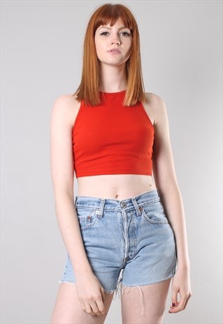 VINTAGE 90S LEVIS CUT OFF DENIM FESTIVAL SHORTS