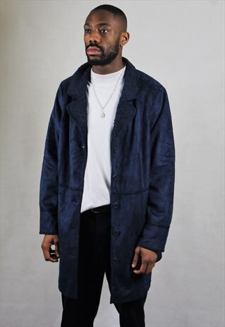 VINTAGE / SUEDE STYLE / COAT