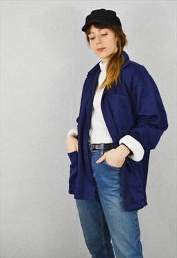 Vintage French Workwear Jacket Oversized 