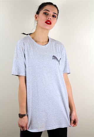 VINTAGE GREY PUMA T-SHIRT