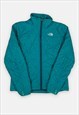 The North Face turquoise blue light puffer jacket womans S