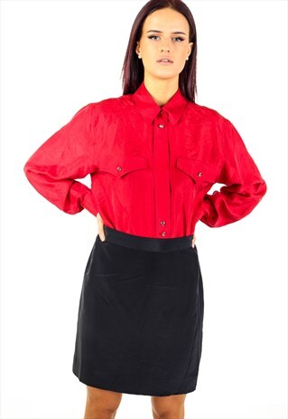 VINTAGE MINI SILK SKIRT ACSK38