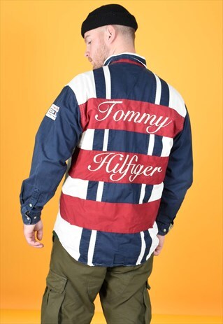 CLASSIC TOMMY HILFIGER SHIRT WITH BACK EMBROIDERED LOGO