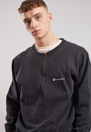 VINTAGE CHAMPION 1/4 ZIP SWEATSHIRT