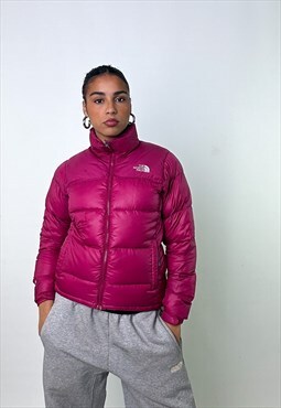 Dark Pink The North Face Nuptse 700 Puffer Jacket
