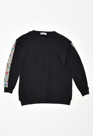 VINTAGE KEITH HARING SWEATSHIRT JUMPER BLACK