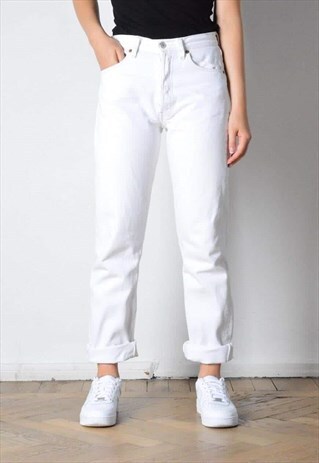 VINTAGE 90S LEVI'S WHITE JEANS